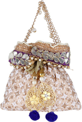 

Ethnic Rajasthan Gota Patti Potli(Multicolor)