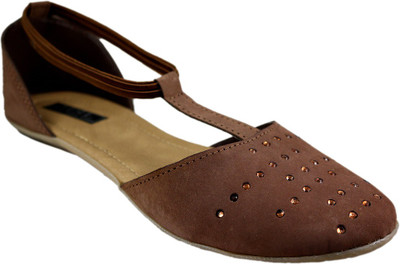 

HEROSHOELINE Women Brown Flats