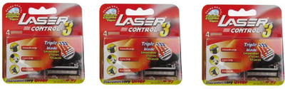 

Laser Control 3 - 4 Triple Blade Cartridges(Pack of 3)