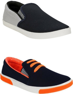 

Adclicks 2-Pair-Combo Loafers For Men(Multicolor