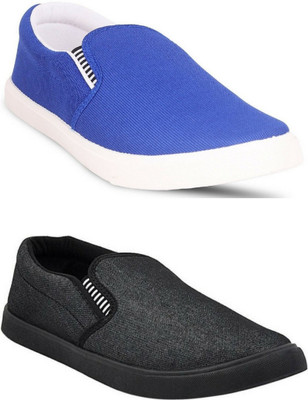 

Adclicks 2-Pair-Combo Loafers For Men(Multicolor