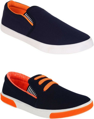 

Adclicks 2-Pair-Combo Loafers For Men(Multicolor
