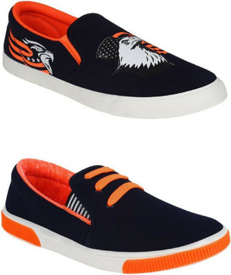 

Adclicks 2-Pair-Combo Loafers For Men(Multicolor