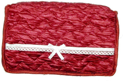 

RK Brands Cosmetic Pouch(Maroon), Red