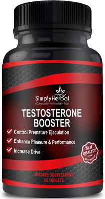 

Simply Herbal Testosterone Booster Supplement - 60 Capsules for Extract Strength(60 No)