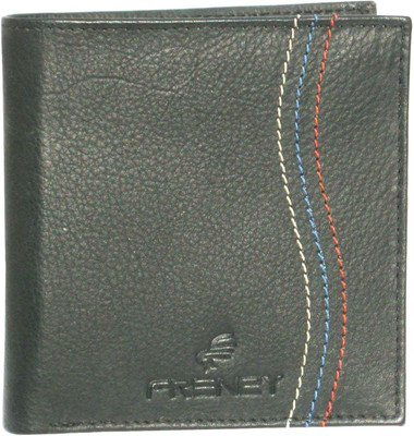 

FRENZY Men Black Genuine Leather Wallet(8 Card Slots)