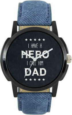 Freny Exim Wearing The Blessing Of Father Son Blue Strap Watch  - For Boys   Watches  (Freny Exim)