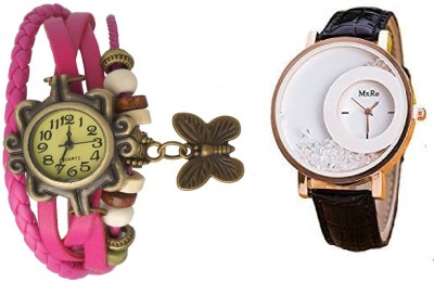 bvm Enterprise Low price Women special movable diamond and Pink Dori combo watch Watch  - For Girls   Watches  (BVM Enterprise)