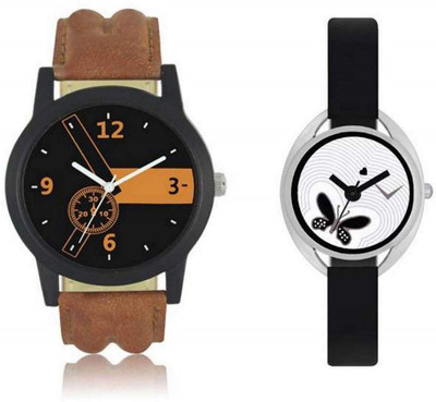 View FASHION POOL LOREM & VALENTINE MOST STYLISH & STUNNING ROUND DIAL COUPLE COMBO WATCH WITH BLACK & ORANGE COLOR WATCH WITH OVAL DIAL BLACK BUTTERFLY DESIGN WATCH WITH PEARL WHITE COLOR WATER MARK DIAL GRAPHICS WATCH WITH JET BLACK COLOR WATCH WITH LEATHER & RUBBER TRENDY, COOL & FASHIONABLE DESIGNER  Wrist Watches Price Online(FASHION POOL)