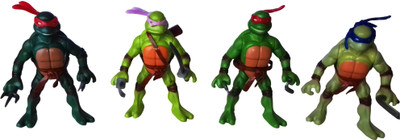 

kidoz kingdom TMNT NINJA TURTLES 4 FIGURES SET(Multicolor)