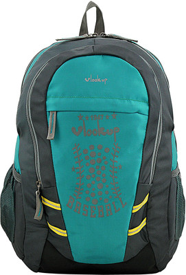 

Yelloe Vlook up Series multi compartment turquiose laptop backpack with reflectors. 31 L Laptop Backpack(Blue)