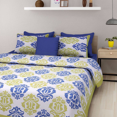

Saba Dream Collection 200 TC Cotton Double King Printed Bedsheet(Pack of 1, Multicolor)