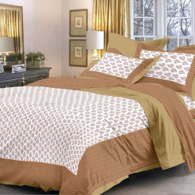 

Saba Dream Collection 200 TC Cotton Double King Printed Bedsheet(Pack of 1, Multicolor)