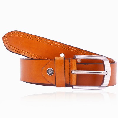 

Lovekushcart Men Party Tan Genuine Leather Belt