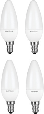 

Havells 3 W Candle E14 LED Bulb(White, Pack of 4)