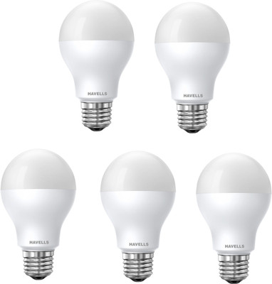 

Havells 5 W Standard E27 LED Bulb(White, Pack of 5)