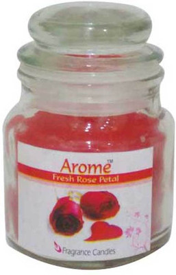 

Anantdev Aroma Rose Jar Candle Candle(Red, Pack of 1)