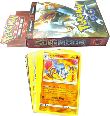

AncientKart Pokemon Sun & Moon booster deck with GX cards(Multicolor)