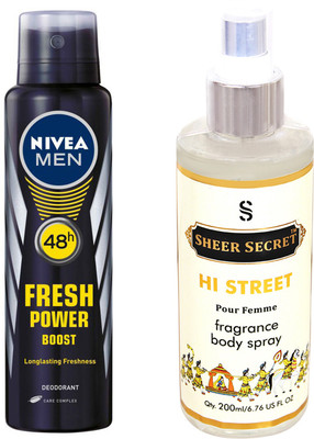 

Nivea POWER BOOST with HI STREET WOMEN(Set of 2)