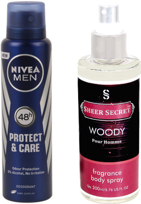 

Nivea PROTECT CARE with WOODY MEN(Set of 2)