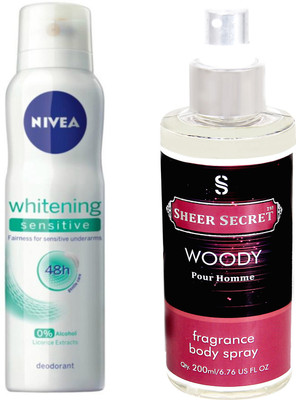 

Nivea SENSITIVE with WOODY MEN(Set of 2)