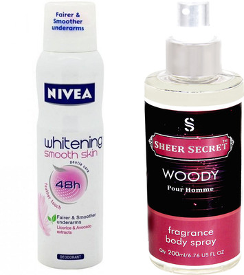 

Nivea SMOOTH SKIN with WOODY MEN(Set of 2)
