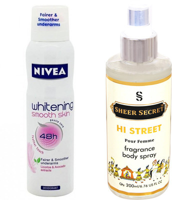 

Nivea SMOOTH SKIN with HI STREET WOMEN(Set of 2)