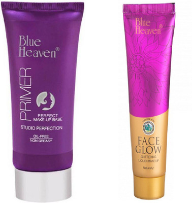 

Blue Heaven Perfect Match Studio Perfection Primer with face glow foundation(Set of 2)