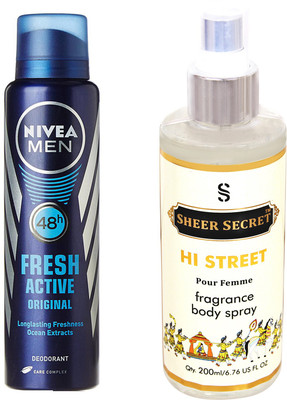 

Nivea ACTIVE ORIGINAL with HI STREET WOMEN(Set of 2)