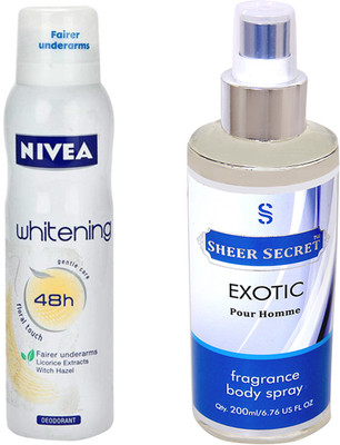 

Nivea FRESH FLORAL with EXOTIC MEN(Set of 2)
