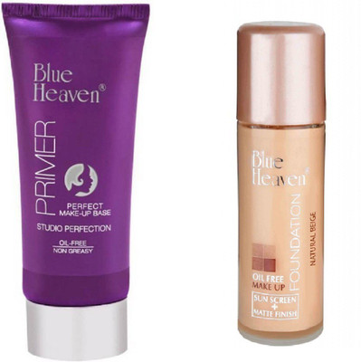 

Blue Heaven Perfect Match Studio Perfection Primer with oil free foundation(Set of 2)