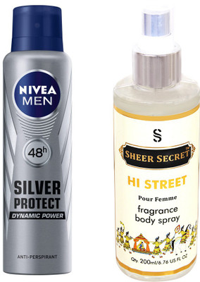 

Nivea SILVER PROTECT with HI STREET WOMEN(Set of 2)