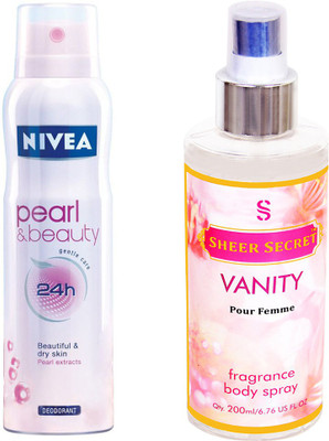 

Nivea PEARL AND BEAUTY with VANITY WOMEN(Set of 2)