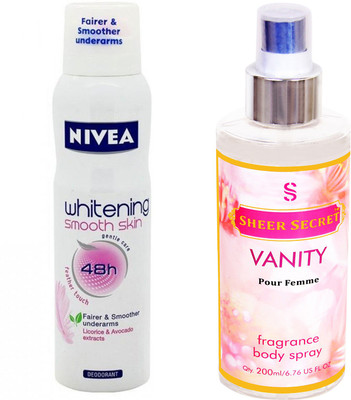 

Nivea SMOOTH SKIN with VANITY WOMEN(Set of 2)