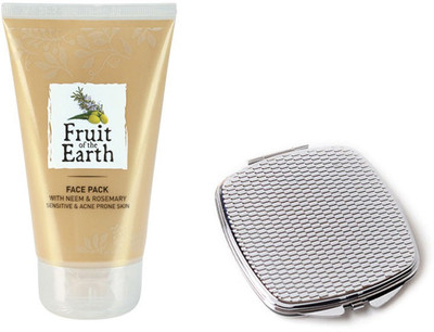 

Modicare FRUIT OF THE EARTH FACE PACK NEEM & ROSEMARY, WITH COMPACT MIRROR(Set of 2)