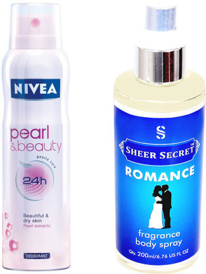 

Nivea PEARL AND BEAUTY with ROMANCE(Set of 2)