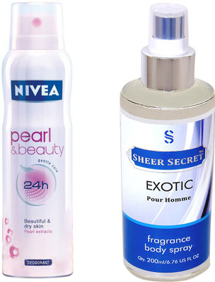 

Nivea PEARL AND BEAUTY with EXOTIC MEN(Set of 2)