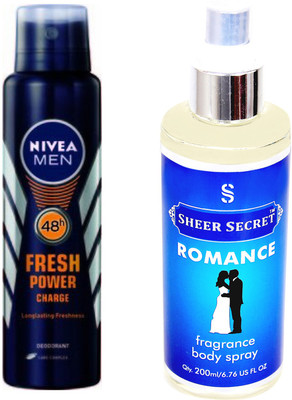 Nivea POWER CHARGE with ROMANCE(Set of 2)