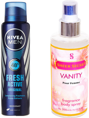 

Nivea ACTIVE ORIGINAL with VANITY WOMEN(Set of 2)