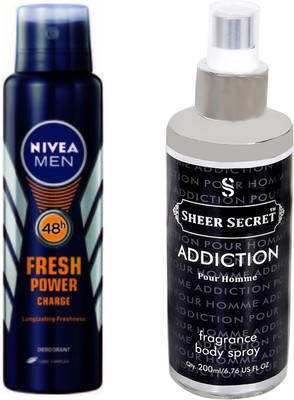 Nivea POWER CHARGE with ADDICTION MEN(Set of 2)