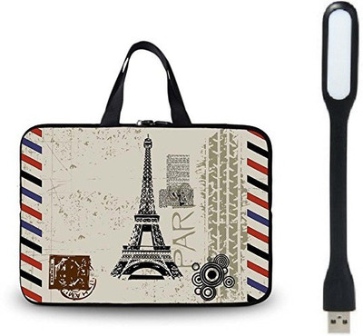 

LUKE Graphic Theme Soft Water-proof Neoprene Carrying Case Sleeve Bag with handle For Macbook Air 13 Inch(Models: A1369 and A1466) with usb cable Combo Set