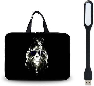 

LUKE Animal Theme Soft Water-proof Neoprene Carrying Case Sleeve Bag with handle For Macbook Air 13 Inch(Models: A1369 and A1466) with usb cable Combo Set