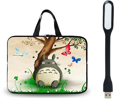 

LUKE Soft Water-proof Neoprene Carrying Case Sleeve Bag with handle For Macbook Air 13 Inch(Models: A1369 and A1466) with usb cable Combo Set