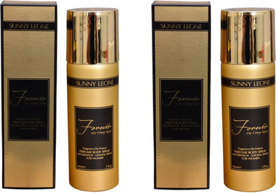 

Lust by Sunny Leone 2 Forever Perfume Body Spray - For Women(300 ml, Pack of 2)