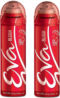 

EVA Blush Deodorant Spray Combo Pack of 2 (125ML each) Deodorant Spray - For Women(250 ml, Pack of 2)