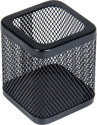 

fab handicraft 1 Compartments Iron Pen Stand(Black)