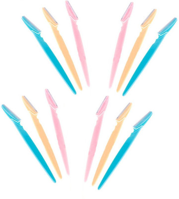 

Envyon Set of 12 Pcs Eyebrow Shaping Trimmer Shaper Shaver Tools Disposable Razor(Pack of 12)