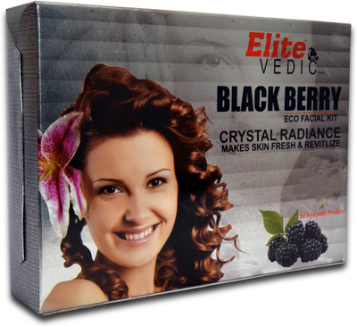 

ELITE VEDIC BLACK BERRY Eco Facial Kit For Crystal Radiance 370 g