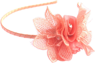 

Loops n knots Floral Hair Band / Head Band (ha1204 ) Hair Band(Orange)