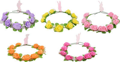 

Digi Turtle Digiturtle 5 Pack Tiara - Hair Band Hair Accessory Set, Hair Band(Multicolor)